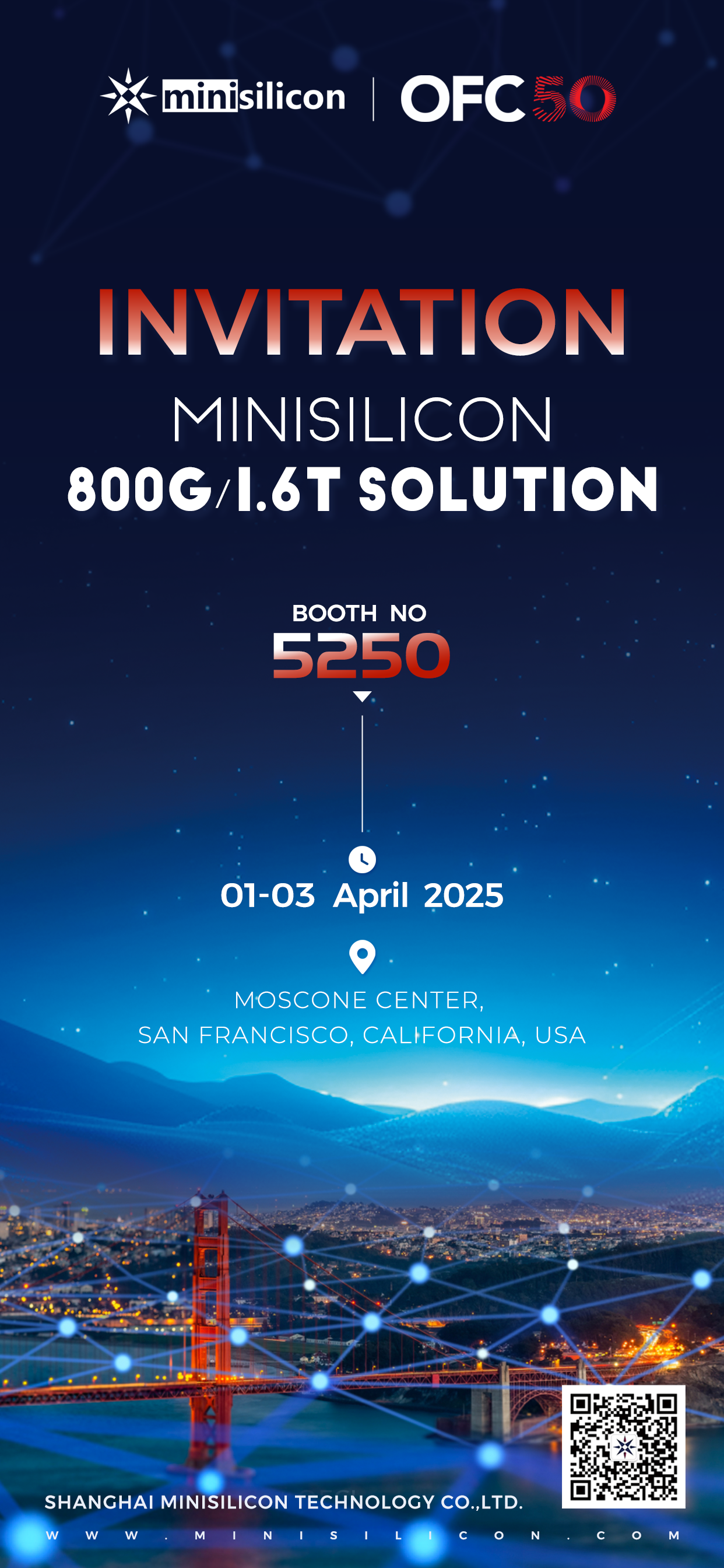 pg国际科技邀请您共赴旧金山OFC盛会-展位5250